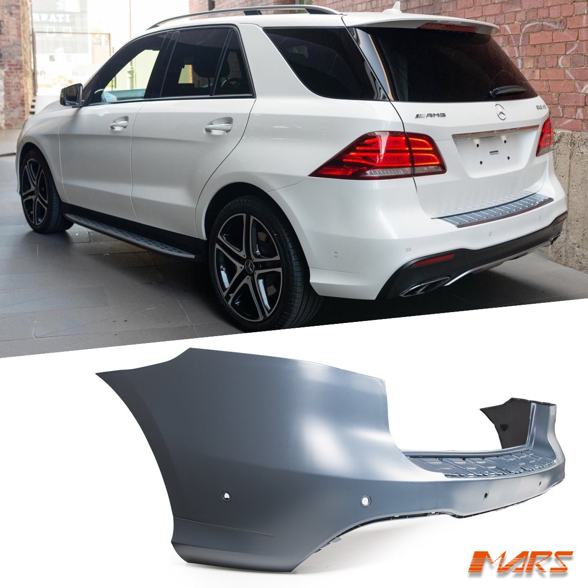 2015 Mercedes-Benz GLE Rear Bumper Assembly