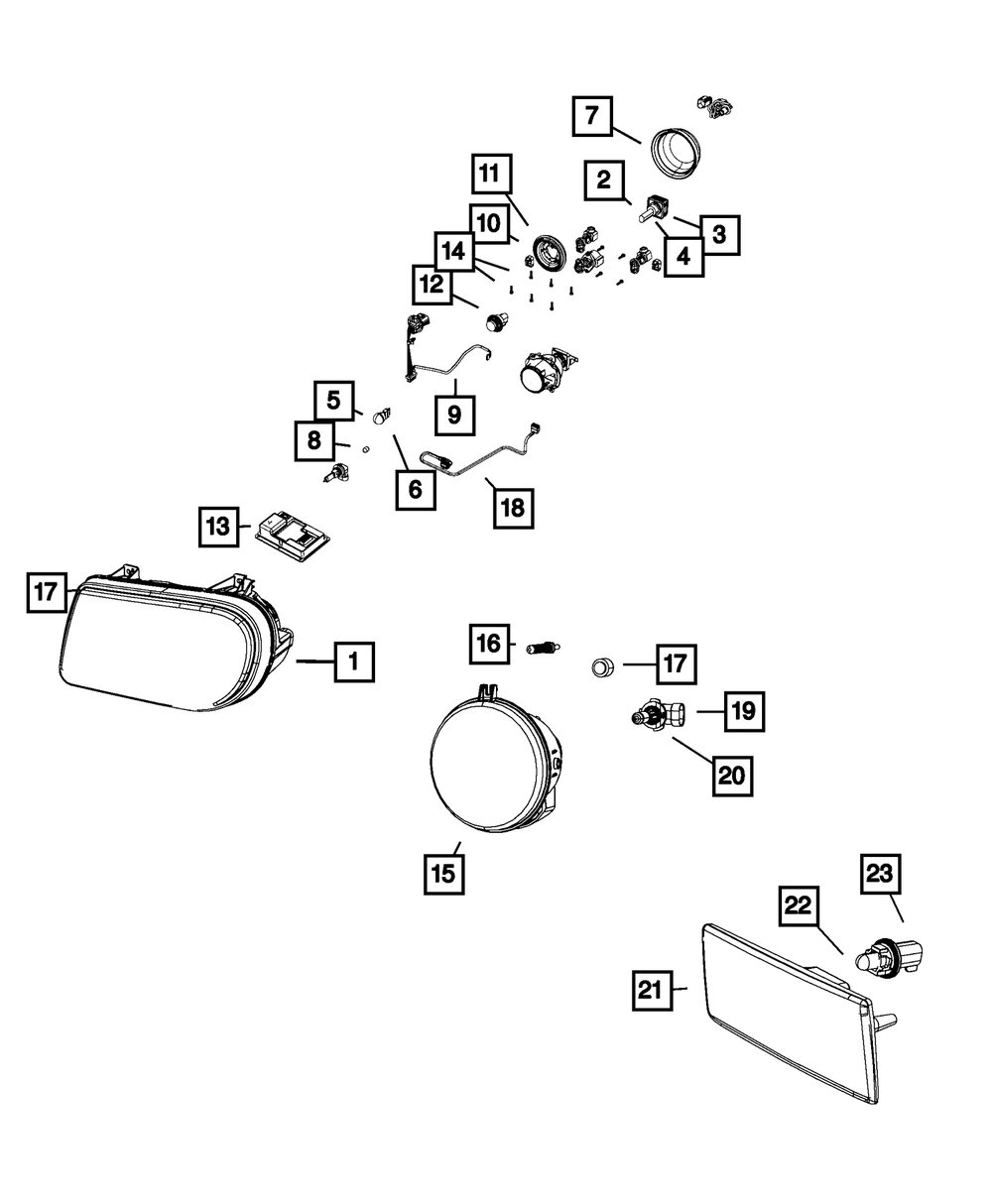2020 Dodge Charger Headlamp Assembly LH